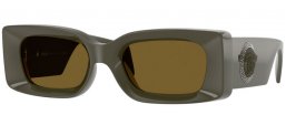 Lunettes de soleil - Versace - VE4474U - 549173  DARK OLIVE GREEN // BROWN
