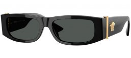 Lunettes de soleil - Versace - VE4476U - GB1/87 BLACK // DARK GREY