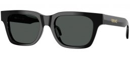 Lunettes de soleil - Versace - VE4486 - GB1/87 BLACK // DARK GREY