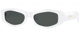 Lunettes de soleil - Versace - VE4487 - 314/87 WHITE // DARK GREY