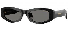 Gafas de Sol - Versace - VE4487 - GB1/81 BLACK // DARK GREY POLARIZED