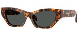 Gafas de Sol - Versace - VE4488U - 551487  HAVANA HONEY // DARK GREY