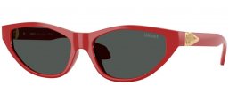 Sunglasses - Versace - VE4491U - 538887  RED // DARK GREY