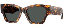 Sunglasses - Versace - VE4492U - 551487  HAVANA HONEY // DARK GREY