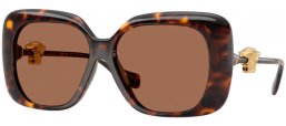 Gafas de Sol - Versace - VE4499U - 108/73 HAVANA // BROWN