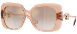 Gafas de Sol - Versace - VE4499U - 55386E  OPAL PINK // BROWN GRADIENT MIRROR GOLD