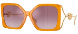 Gafas de Sol - Versace - VE4502U - 55376X  OPAL YELLOW // VIOLET GRADIENT MIRROR SILVER