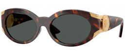 Gafas de Sol - Versace - VE4503U - 108/87 HAVANA // DARK GREY