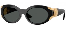 Gafas de Sol - Versace - VE4503U - GB1/87  BLACK // DARK GREY
