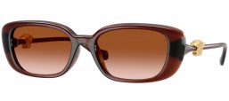 Gafas de Sol - Versace - VE4504D - 533213  TRANSPARENT BROWN // BROWN GRADIENT