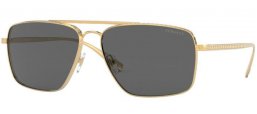 Gafas de Sol - Versace - VE2216 - 100287 GOLD // GREY