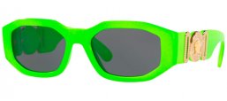 Sunglasses - Versace - VE4361 - 531987 GREEN FLUO // GREY