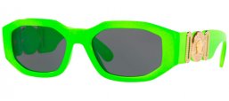 Lunettes de soleil - Versace - VE4361 - 531987 GREEN FLUO // GREY