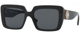 Lunettes de soleil - Versace - VE4384B - GB1/87 BLACK // GREY