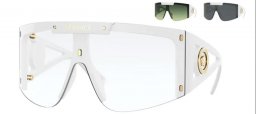 Gafas de Sol - Versace - VE4393 - 401/1W WHITE // CLEAR
