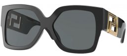 Lunettes de soleil - Versace - VE4402 - GB1/87 BLACK // DARK GREY