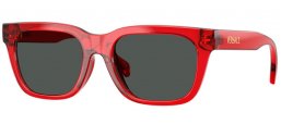 Gafas Junior - Versace eyewear junior - VK4006U - 553387  TRANSPARENT RED // DARK GREY