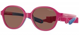 Gafas Junior - Vogue Eyewear Junior - VJ2012 - 256873 PINK ON RUBBER BLUE // DARK BROWN