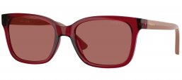 Gafas Junior - Vogue Eyewear Junior - VJ2027 - 306669  TRANSPARENT DARK RED // DARK VIOLET