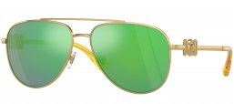 Gafas Junior - Versace eyewear junior - VK2002 - 10023R  GOLD // GREEN MIRROR