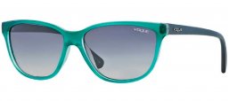 Gafas de Sol - Vogue eyewear - VO2729S   - 218911 TOP TURQUOISE TRANSPARENT DEMI SHINY // GREY GRADIENT