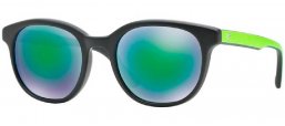 Gafas de Sol - Vogue eyewear - VO2730S - W44/3R  MATTE BLACK // LIGHT GREEN MIRROR GREEN