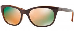 Gafas de Sol - Vogue eyewear - VO2743S - 2279R5 TOP BROWN TRANSPARENT ORANGE // GREY MIRROR ROSE GOLD