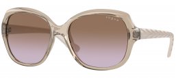 Gafas de Sol - Vogue eyewear - VO2871S - 299068  TRANSPARENT LIGHT PINK // VIOLET GRADIENT BROWN