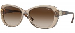 Gafas de Sol - Vogue eyewear - VO2943SB - 299013 TRANSPARENT LIGHT BROWN // BROWN GRADIENT