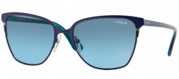 Gafas de Sol - Vogue eyewear - VO3962S - 982S8F MATTE BRUSHED BLUE // BLUE GRADIENT