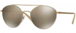 Gafas de Sol - Vogue eyewear - VO4023S - 996/5A MATTE CREAM PALE GOLD // LIGHT BROWN MIRROR DARK GOLD