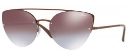 Gafas de Sol - Vogue eyewear - VO4074S - 5074B7 MATTE LIGHT BROWN // VIOLET GRADIENT BROWN MIRROR BLUE