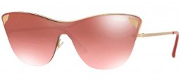 Gafas de Sol - Vogue eyewear - VO4079S - 848/H8 MATTE PALE GOLD // VIOLET GRADIENT BROWN MIRROR GREEN