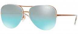 Gafas de Sol - Vogue eyewear - VO4080S - 50747C COPPER // AZURE PINK GRADIENT MIRROR RED