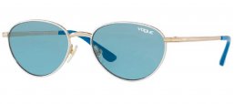 Gafas de Sol - Vogue eyewear - VO4082S BY GIGI HADID - 848/80 PALE GOLD WHITE // BLUE