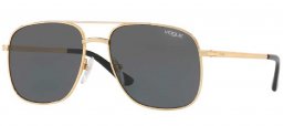 Gafas de Sol - Vogue eyewear - VO4083S BY GIGI HADID - 280/87 GOLD // GREY