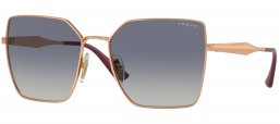 Gafas de Sol - Vogue eyewear - VO4284S - 51524L ROSE GOLD // DARK BLUE GRADIENT GREY