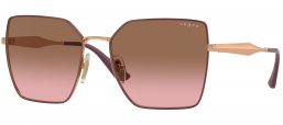 Gafas de Sol - Vogue eyewear - VO4284S - 518214 BURGUNDY ROSE GOLD // BROWN GRADIENT PINK