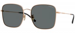 Gafas de Sol - Vogue eyewear - VO4327SD - 515281  ROSE GOLD // DARK GREY POLARIZED