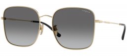 Gafas de Sol - Vogue eyewear - VO4327SD - 848/11 PALE GOLD // GREY GRADIENT