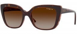 Gafas de Sol - Vogue eyewear - VO5337S - 238613 DARK HAVANA // BROWN GRADIENT