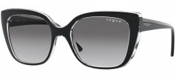 Gafas de Sol - Vogue eyewear - VO5337S - 283911 TOP BLACK SERIGRAPHY // GREY GRADIENT