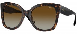 Gafas de Sol - Vogue eyewear - VO5338S - W656T5  DARK HAVANA // BROWN GRADIENT POLARIZED