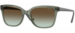 Gafas de Sol - Vogue eyewear - VO5426S - 3086E8  TRANSPARENT GREEN // BROWN GRADIENT GREEN