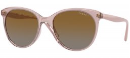 Gafas de Sol - Vogue eyewear - VO5453S - 2942T5  TRANSPARENT PINK // BROWN GRADIENT GREY POLARIZED