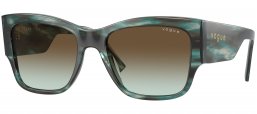 Gafas de Sol - Vogue eyewear - VO5462S - 3088E8  GREEN HAVANA // GREEN GRADIENT DARK BROWN