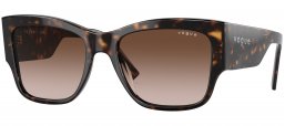 Gafas de Sol - Vogue eyewear - VO5462S - W65613  DARK HAVANA // BROWN GRADIENT