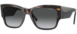 Gafas de Sol - Vogue eyewear - VO5462S - W656T3  DARK HAVANA // GREY GRADIENT POLARIZED