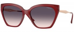 Gafas de Sol - Vogue eyewear - VO5521S - 322136  TOP RED // GREY GRADIENT PINK