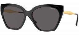 Gafas de Sol - Vogue eyewear - VO5521S - W44/87  BLACK // BLACK SMOKE